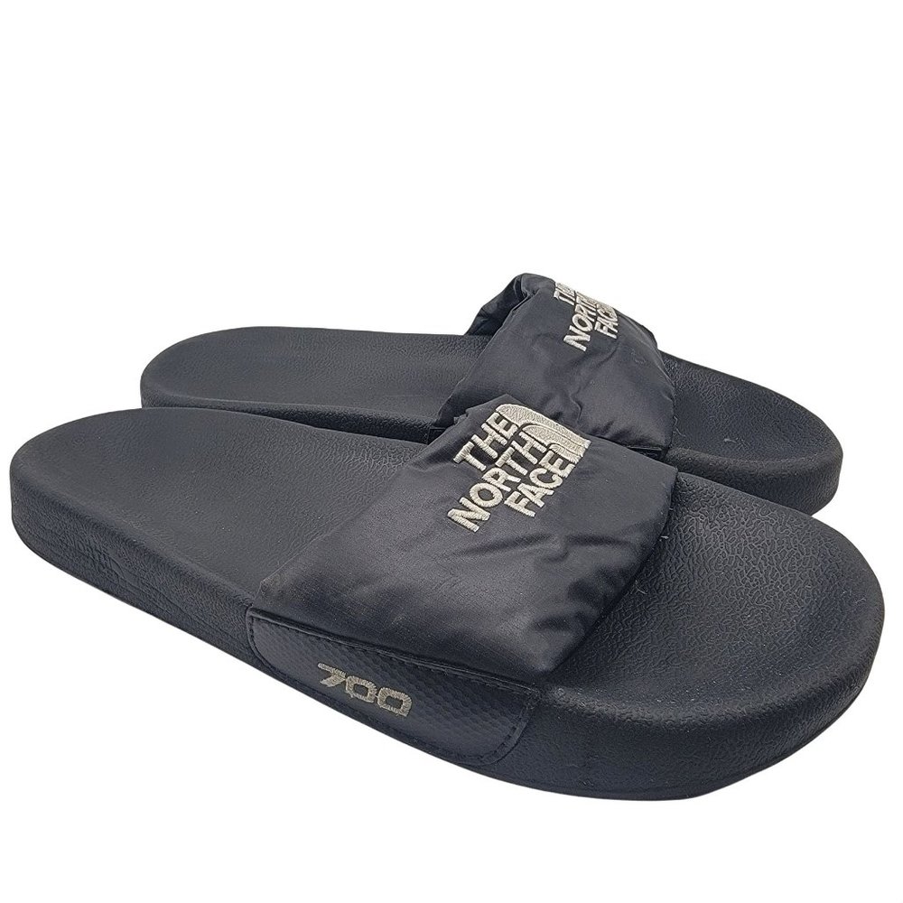 The North Face 700 Womens 7 Nuptse Down Fill Slide Sandals Black NF0A46CG KY4